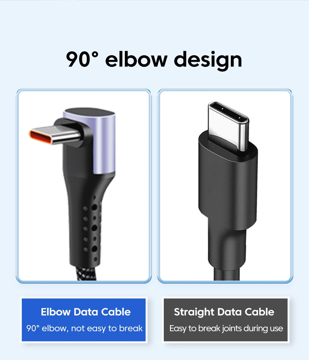 15CM 30CM Short Elbow Type C to USB C Cable Fast Charging For Iphone16 15 Xiaomi Samsung Huawei Power BanK USB Type C Data Cable