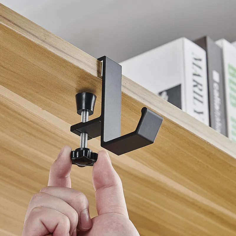 Adjustable Desk Hook Headset Hanger Holder Office Organizer