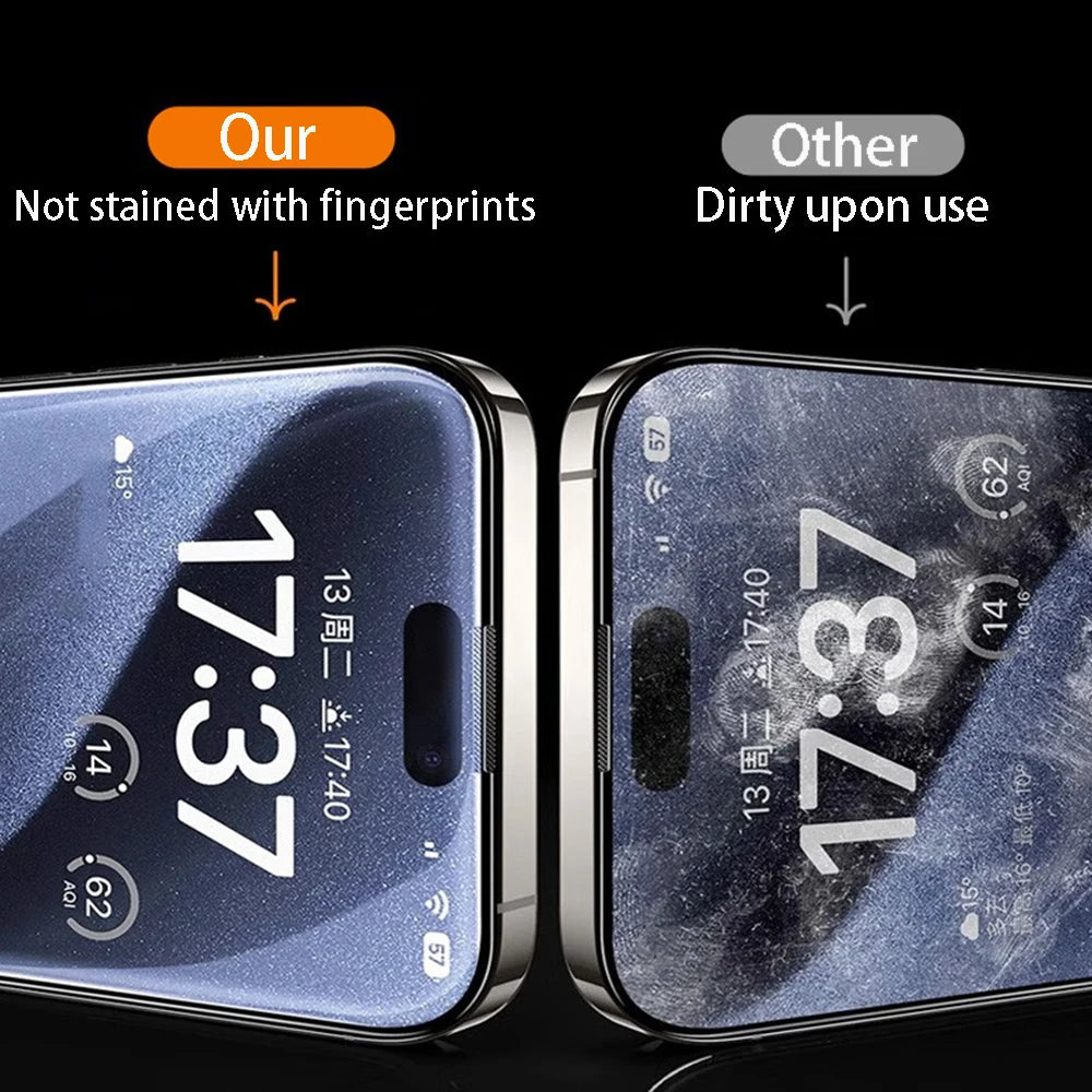 4Pcs Tempered Glass Screen Protector For iPhone Models