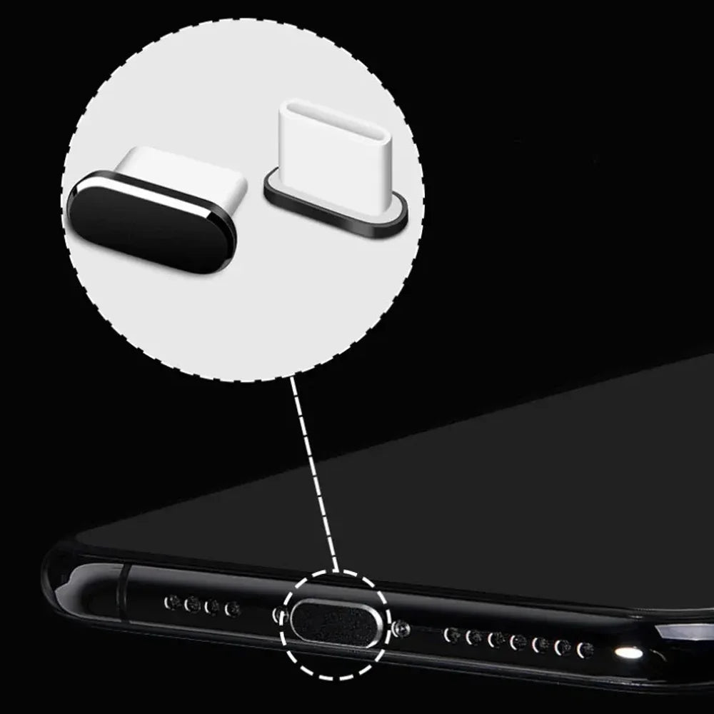 USB C Dust Plug & Brush Set for iPhone Samsung Charging Port