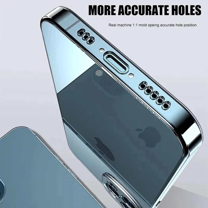 Transparent Soft TPU Silicone Clear iPhone Back Cover