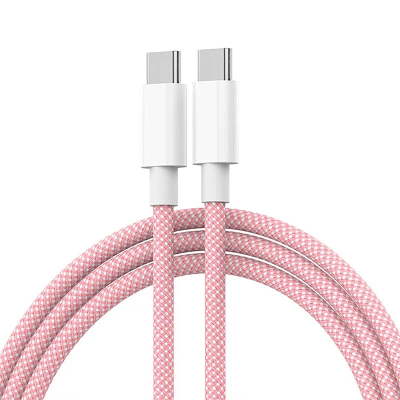 USB-C Type C Cable 60W Fast Charging iPhone Huawei Samsung