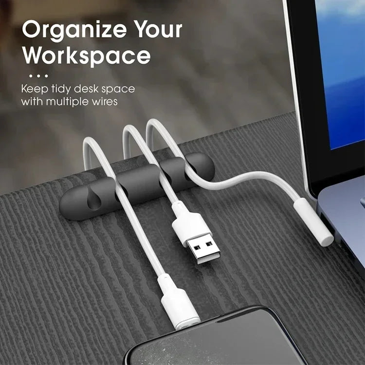 VIKEFON Cable Organizer Wire Holder Clips Desk Management