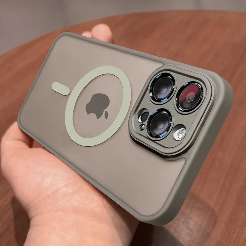 Luxury MagSafe Magnetic iPhone Wireless Charging Case Cover