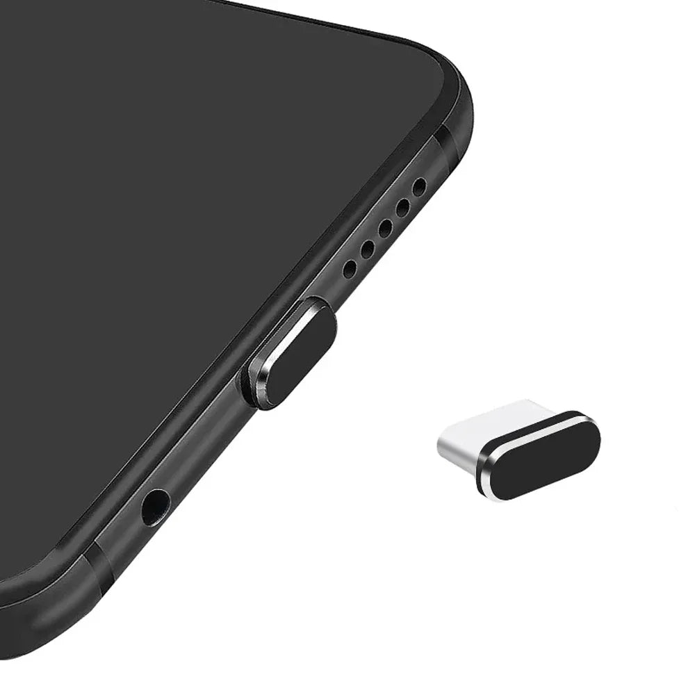 USB C Dust Plug & Brush Set for iPhone Samsung Charging Port
