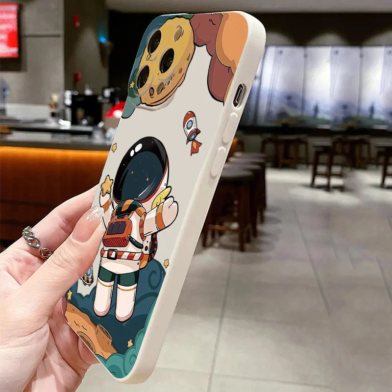 Cartoon Astronaut Phone Case