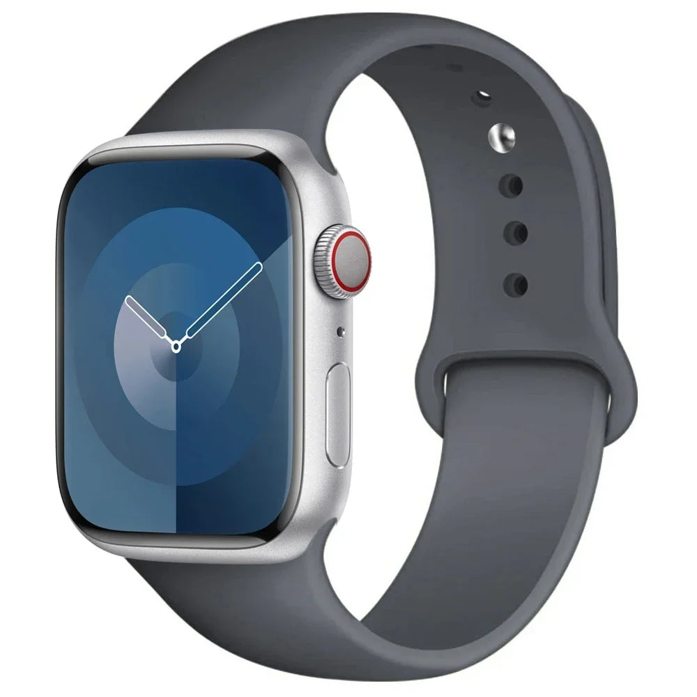 Silicone Band For Apple Watch strap sport bracelet iwatch series 8 7 6 5 4 3 SE 9 Ultra 2 49mm