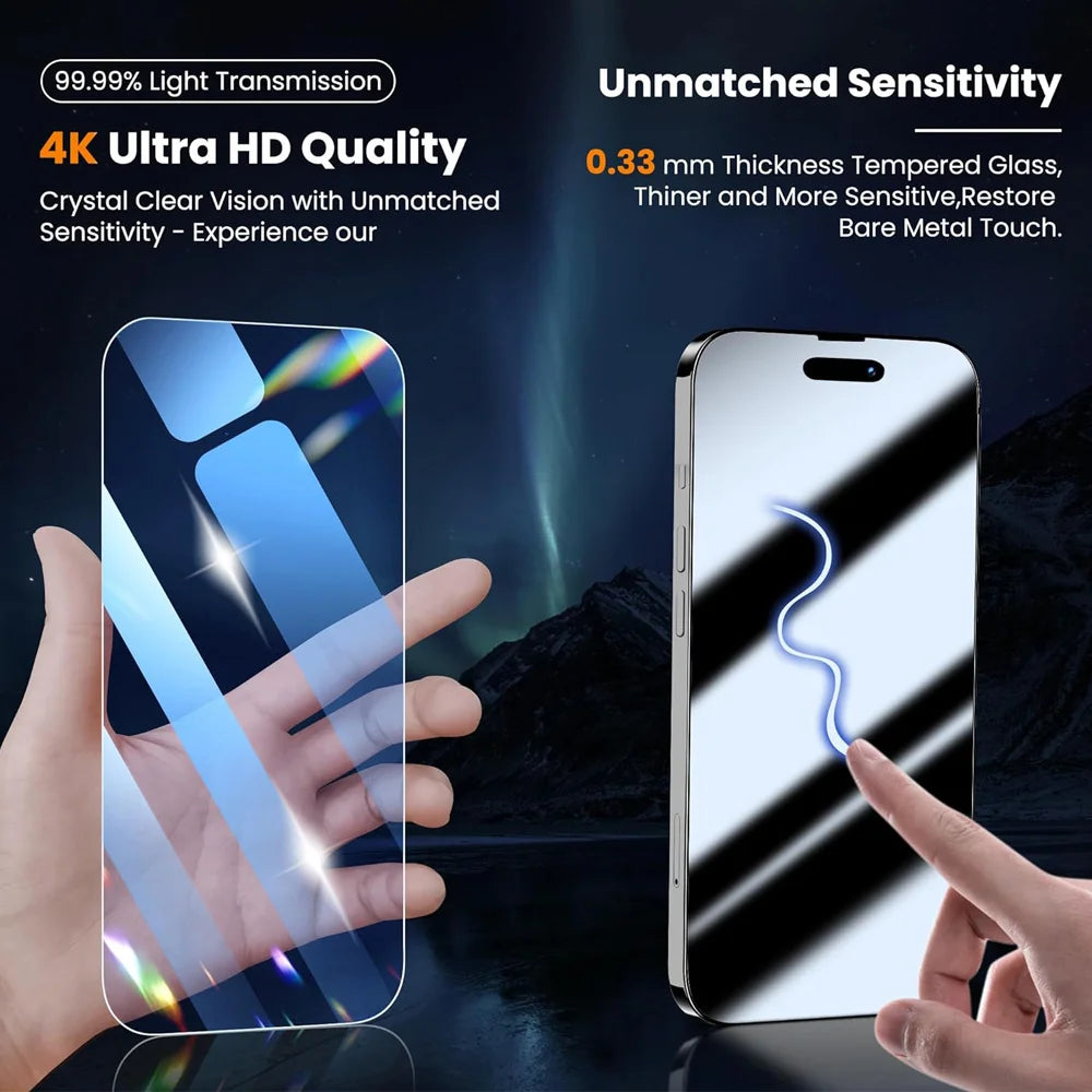 HD Screen Protection Tempered Glass For iPhone