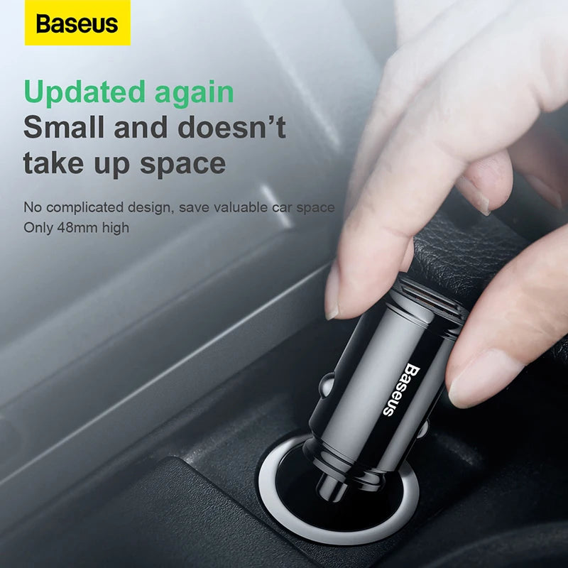 Baseus USB Car Charger Fast Charging | Car USB Charger iPhone