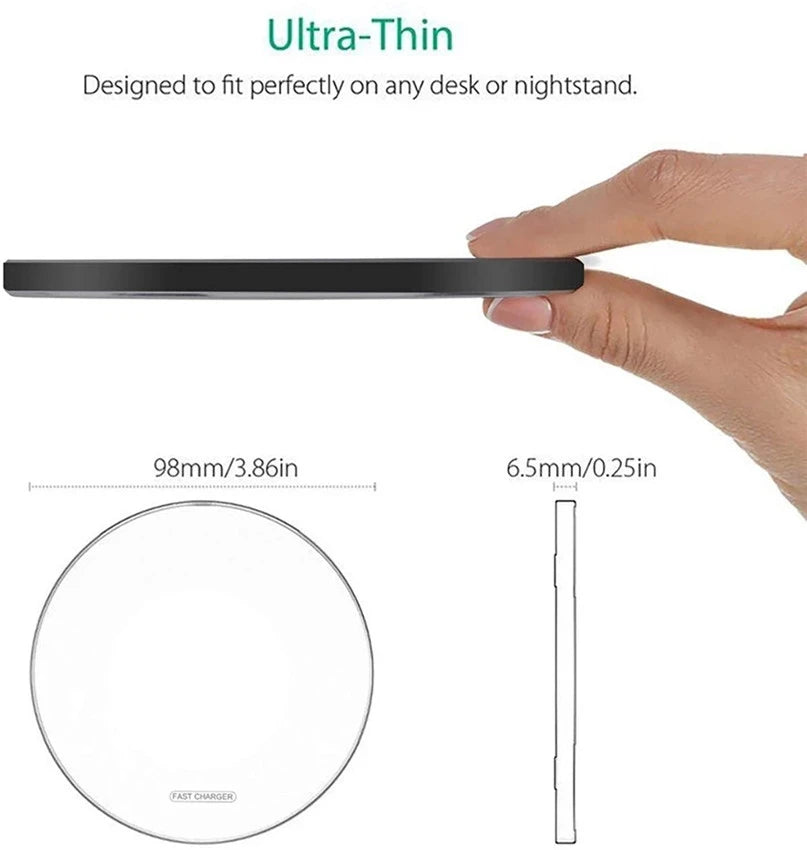 200W Wireless Charger | Fast Induction Charging Pad iPhone