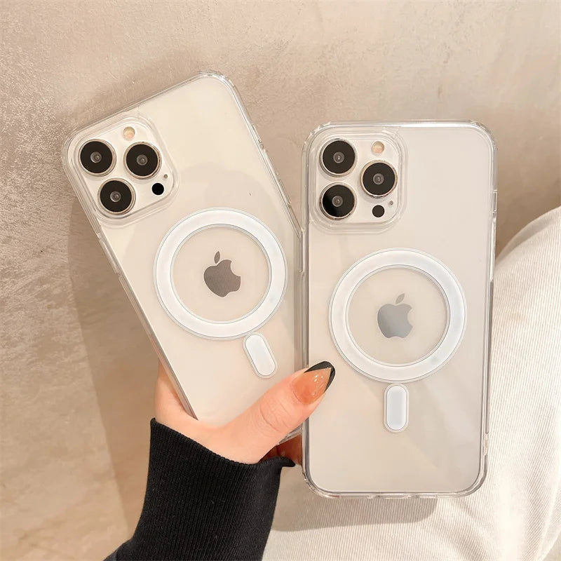Original Clear MagSafe Magnetic iPhone Wireless Charging Case