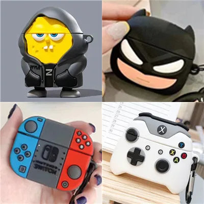 Cute Cartoon Earphone Cases For Apple Airpods