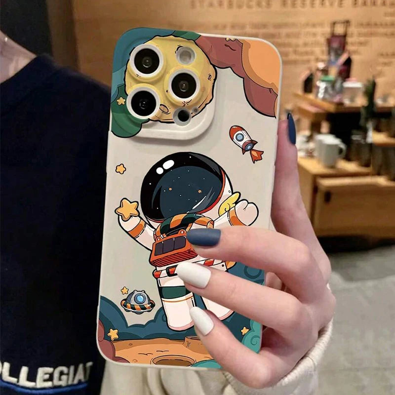 Cartoon Astronaut Phone Case