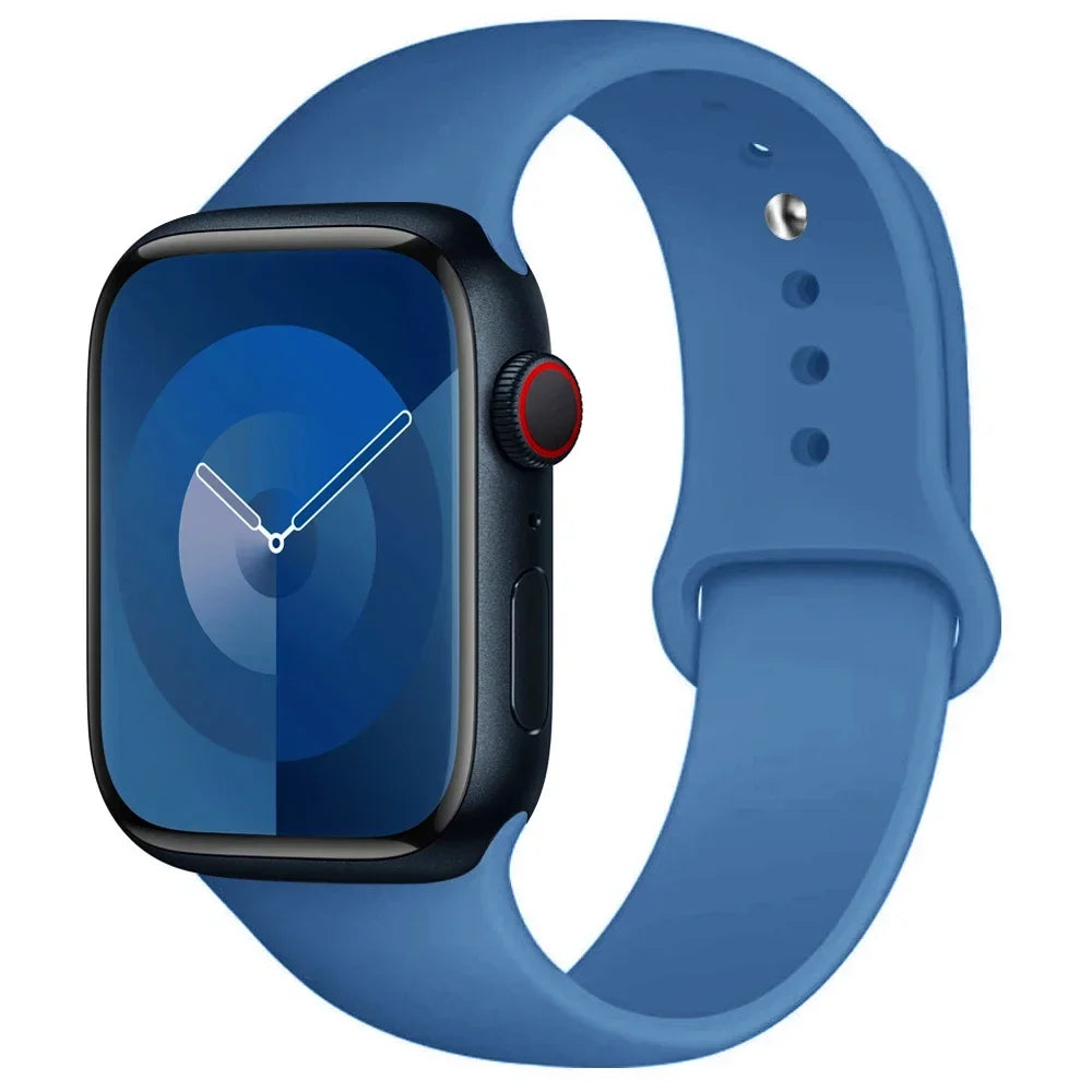 Silicone Band For Apple Watch strap sport bracelet iwatch series 8 7 6 5 4 3 SE 9 Ultra 2 49mm