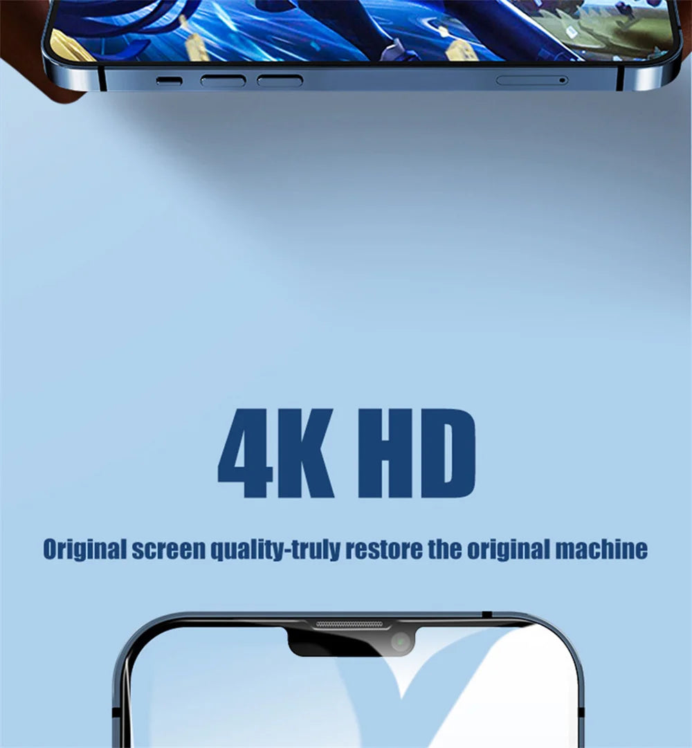 1~3 PCS protector pantalla For IPhone 16 15 14 13 12 11 Pro Max Tempered Glass iPhone 15 Pro max Screen Protector iPhone13 Mini Cristal templado iPhone14 PlusFilm iPhone15 ProMax Original Phone Film & Camera Protectors