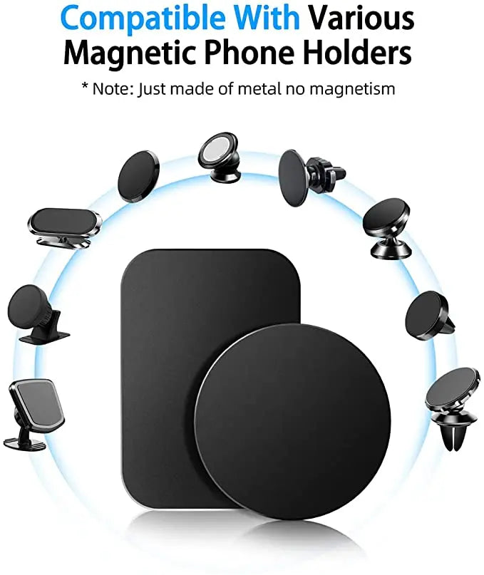 5pcs Metal Disk Plate for Magnetic Phone Holder Car Use