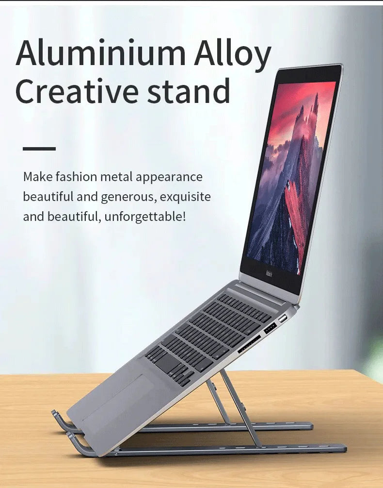 Foldable Laptop Stand Adjustable Portable Notebook Bracket Support