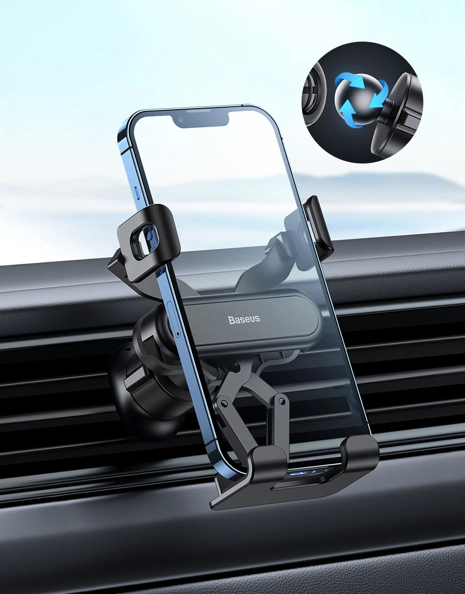 Baseus Phone Holder for Car Air Vent | Flexible Phone Stand