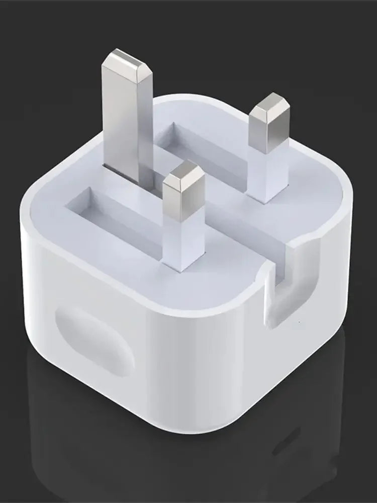 Fast USB C Power Adapter UK Plug 20W 25W iPhone Samsung