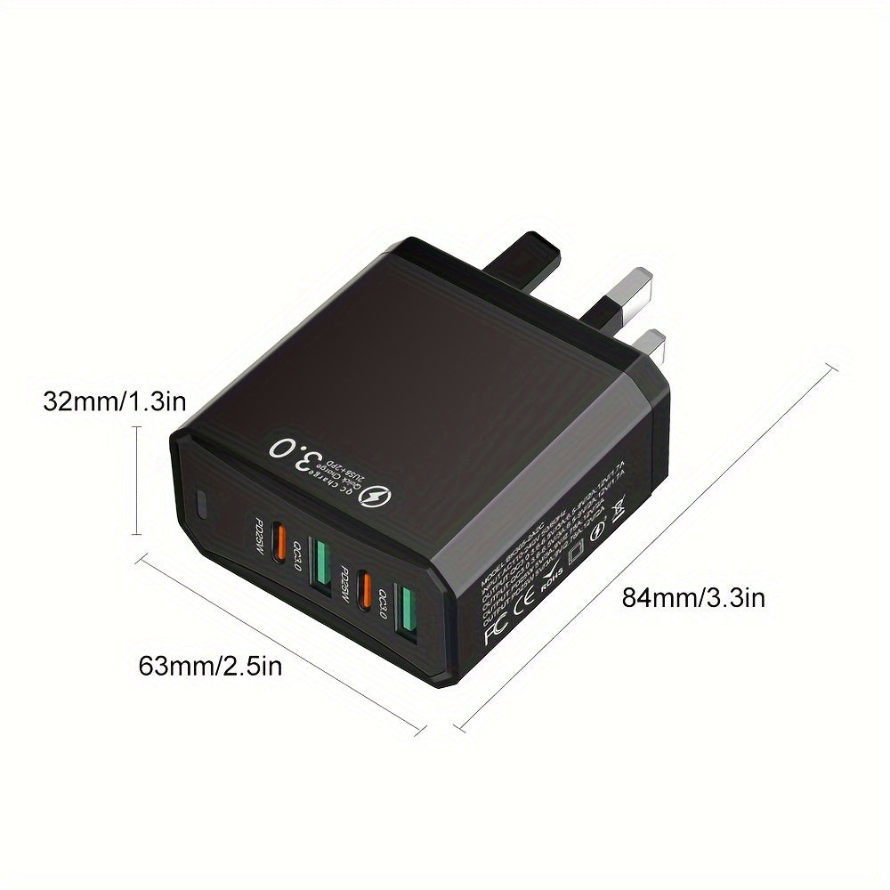 Fast Charging Adapter KAXOE 40W Dual USB-C PD Charger