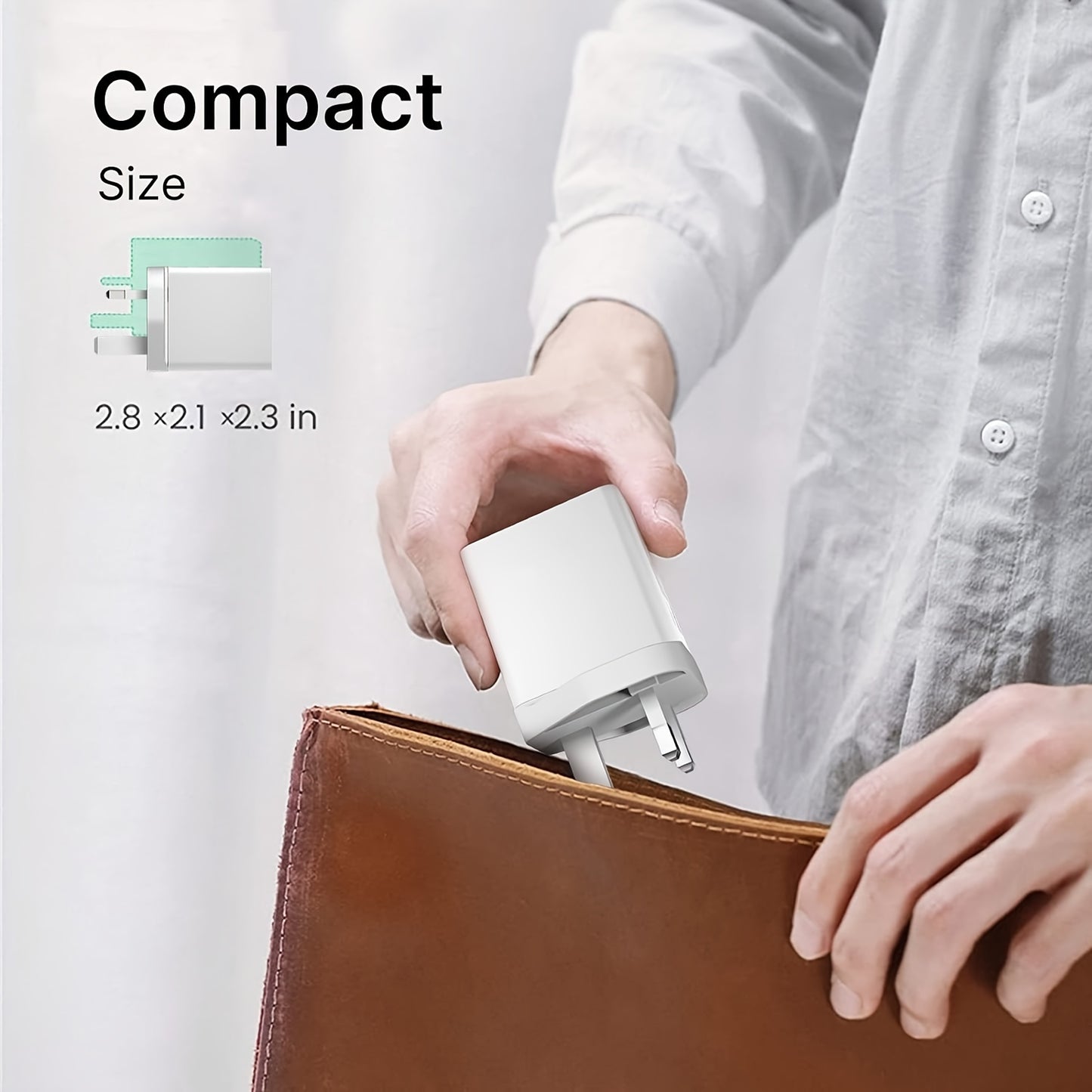 4-Port USB Wall Charger Quick Charge 3.0 Multi USB UK Plug
