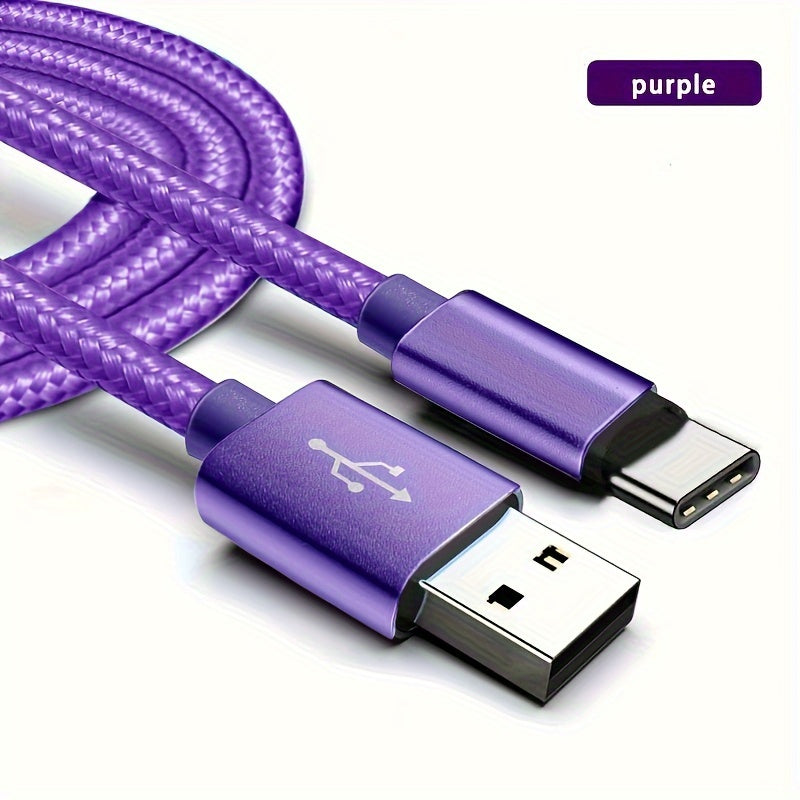 USB Type C cable for fast and safe charging is suitable for, Redmi, OnePlus mobile phone charging cables, with a length of 1m/2m/3m