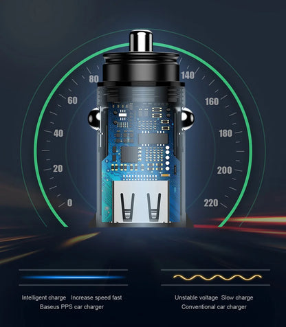 Baseus USB Car Charger Fast Charging | Car USB Charger iPhone