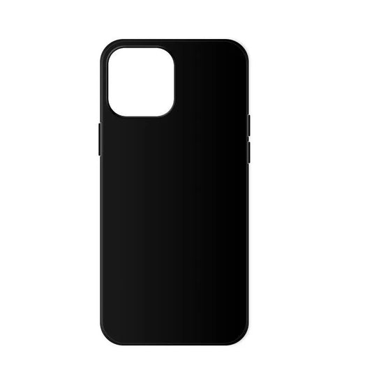Black Matte Silicone iPhone Case – Soft TPU Cover for iPhone 11 Pro