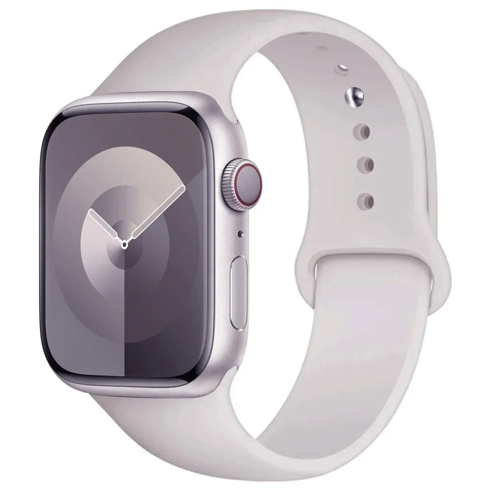 Silicone Band For Apple Watch strap sport bracelet iwatch series 8 7 6 5 4 3 SE 9 Ultra 2 49mm