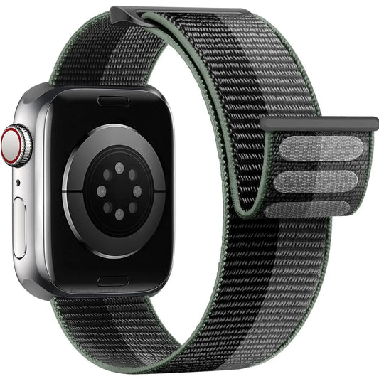 Nylon Loop Strap for Apple Watch Band 46mm 40mm 44mm 45mm 42mm 41mm 38mm Smart Belt Bracelet for IWatch Ultra 49mm 8/7/6/SE/5/4