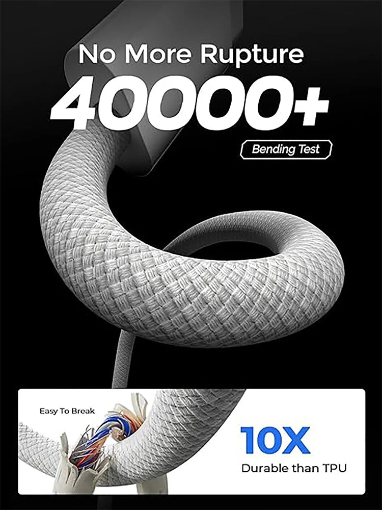 USB-C Type C Cable 60W Fast Charging iPhone Huawei Samsung