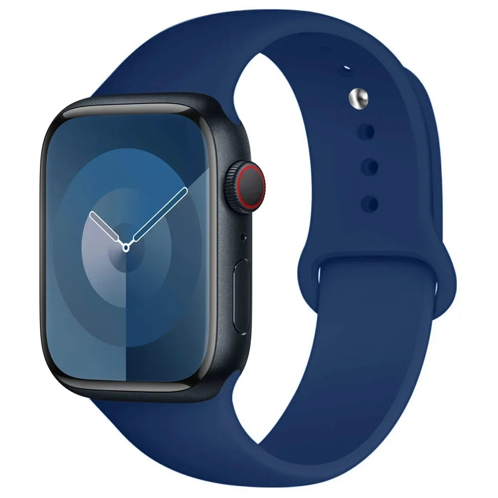 Silicone Band For Apple Watch strap sport bracelet iwatch series 8 7 6 5 4 3 SE 9 Ultra 2 49mm