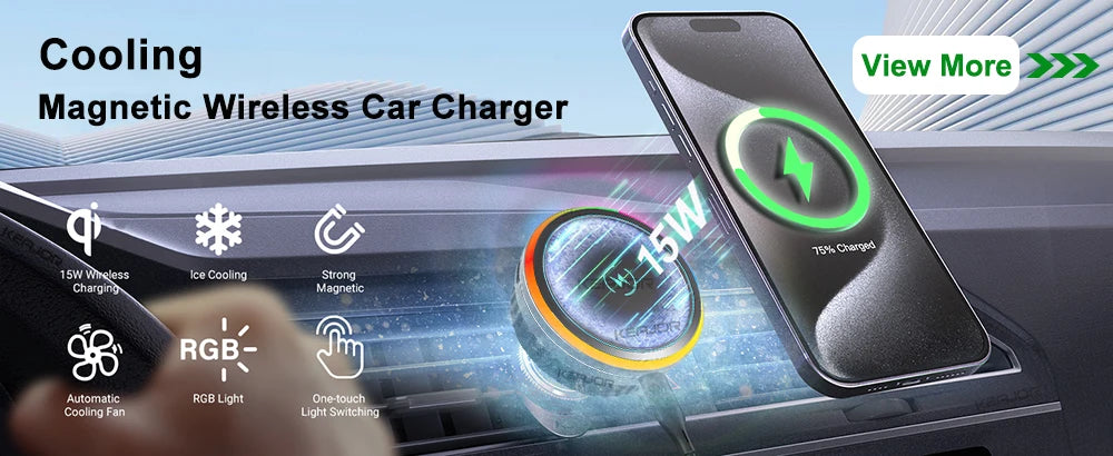 Car Wireless Charging Pad | Fast Wireless Charger for iPhone