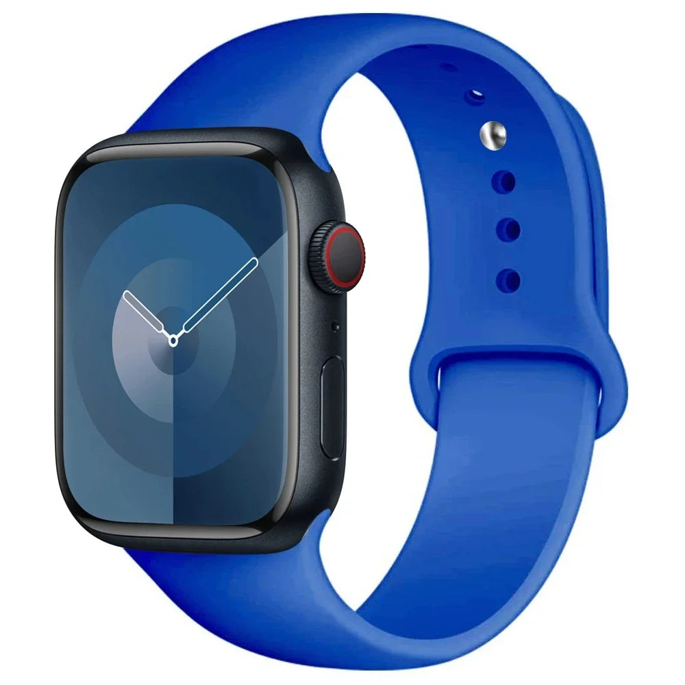 Silicone Band For Apple Watch strap sport bracelet iwatch series 8 7 6 5 4 3 SE 9 Ultra 2 49mm
