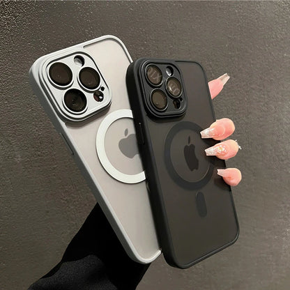 Luxury MagSafe Magnetic iPhone Wireless Charging Case Cover