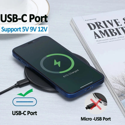 200W Wireless Charger | Fast Induction Charging Pad iPhone