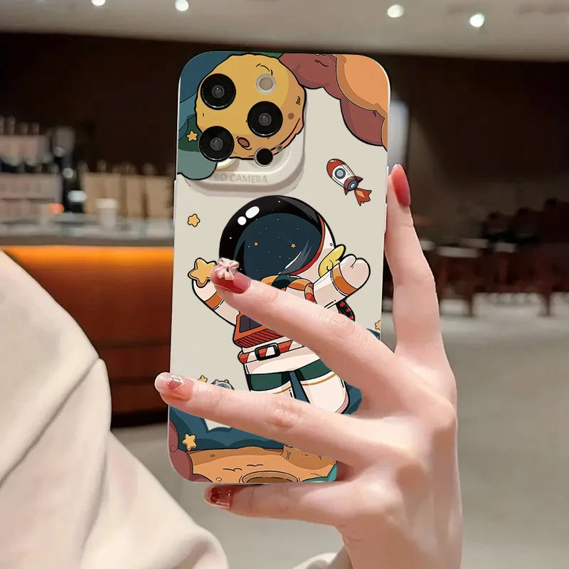 Cartoon Astronaut Phone Case