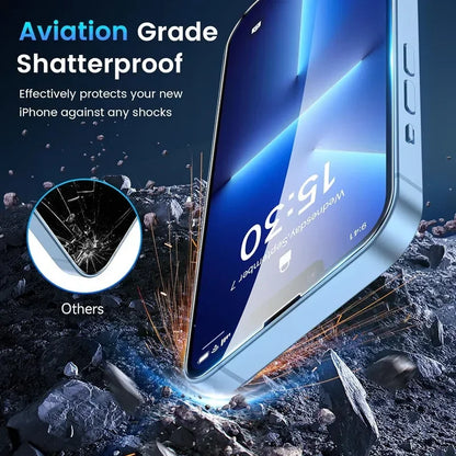 5Pcs Tempered Glass iPhone Screen Protector Tempered Glass