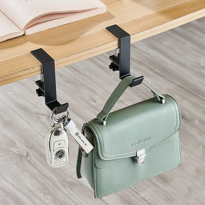Adjustable Desk Hook Headset Hanger Holder Office Organizer