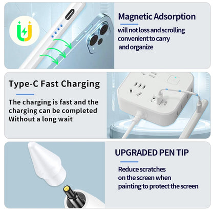 Universal Stylus Pen for iPad Tablet Apple Pencil USB-C Compatible
