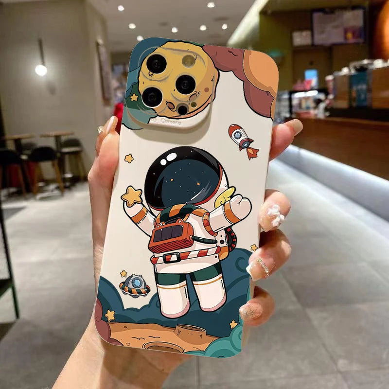 Cartoon Astronaut Phone Case