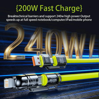 4-in-1 Fast Charging Cable 240W | Multi Device Charger