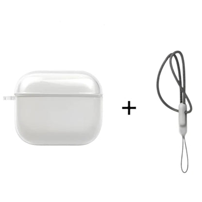 Ultimate AirPods Protection: Clear Charging Case with Shockproof Design