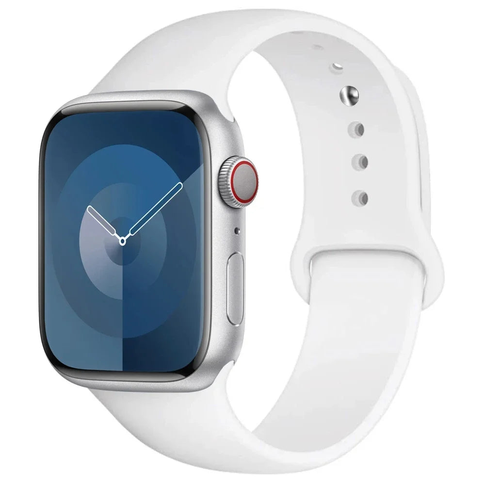 Silicone Band For Apple Watch strap sport bracelet iwatch series 8 7 6 5 4 3 SE 9 Ultra 2 49mm