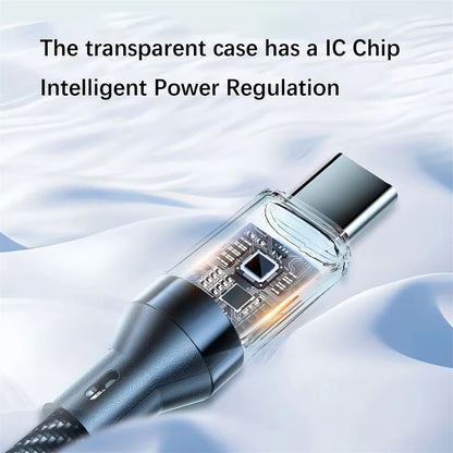 NNBILI 120W Fast Charging Type C USB Cable with LED Display