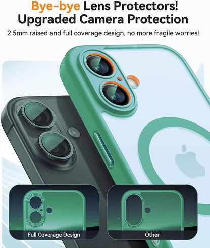 Magsafe Magnetic Shockproof iPhone Case Matte Translucent