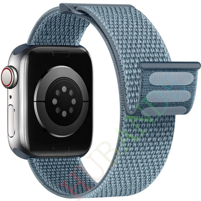Nylon Loop Strap for Apple Watch Band 46mm 40mm 44mm 45mm 42mm 41mm 38mm Smart Belt Bracelet for IWatch Ultra 49mm 8/7/6/SE/5/4
