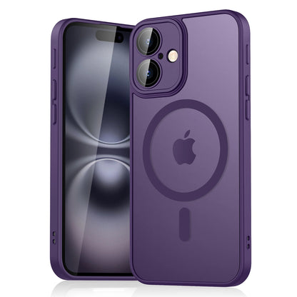 Luxury Magnetic Matte Shockproof iPhone MagSafe Case Cover