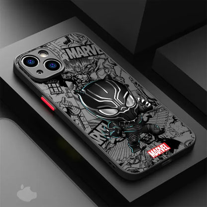 Cartoon Marvel Groot Spiderman Shockproof iPhone Armor Case