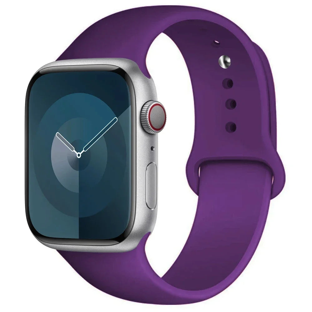 Silicone Band For Apple Watch strap sport bracelet iwatch series 8 7 6 5 4 3 SE 9 Ultra 2 49mm